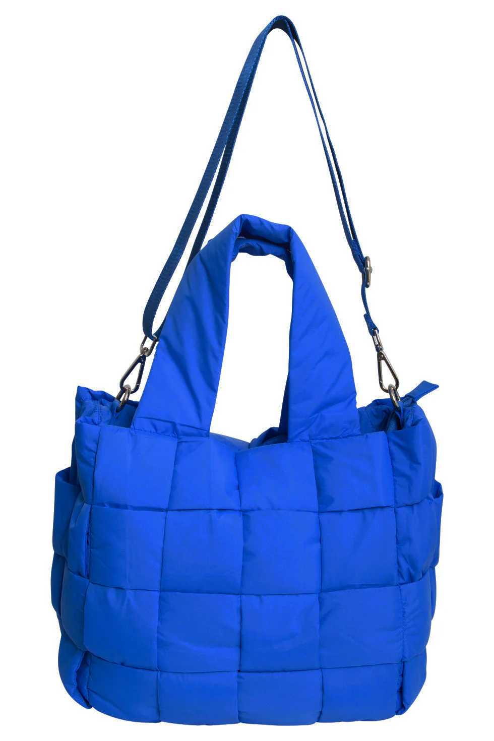Smashed Lemon 56033 grote shopper schoudertas kobaltblauw met