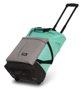 Punta Wheel Trolley Shopper met Koelvak Grijs/Mint