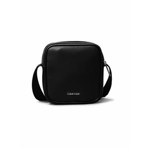 CK Calvin Klein Schoudertas met labeldetail, model 'CUBE'