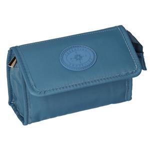 Traveller Make-up tasje met spiegel Essentials blauw