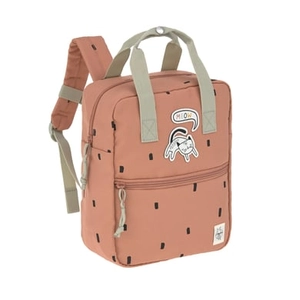 Lässig Square Backpack Mini Happy Prints karamel