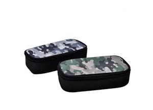 Paagman Camouflage etui vierkant, formaat 24 x 12 cm., assorti