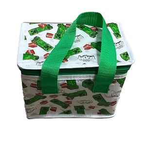 Merkloos Koeltas - Minecraft - groen - 4 liter - 17 x 20 x 13 cm - koelboxen - picknick/strand - lunchtas -