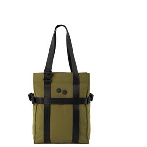 PINQPONQ  Pendik Tote Bag 17,5 - Bagagedragertas, olijfgroen/zwart