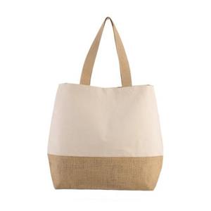 Kimood shopper van canvas en jute