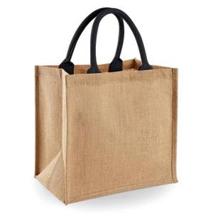 Westford Mill Midi Jute Tote Tas