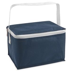 Merkloos Kleine koeltas voor lunch blauw 20 x 14 x 12 cm 3.5 liter -