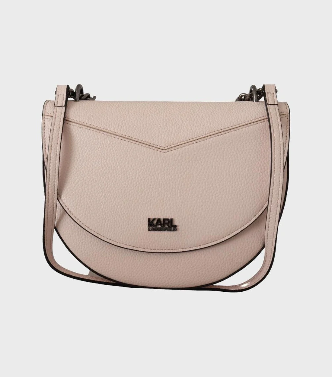 Karl Lagerfeld Roze mauve schoudertas
