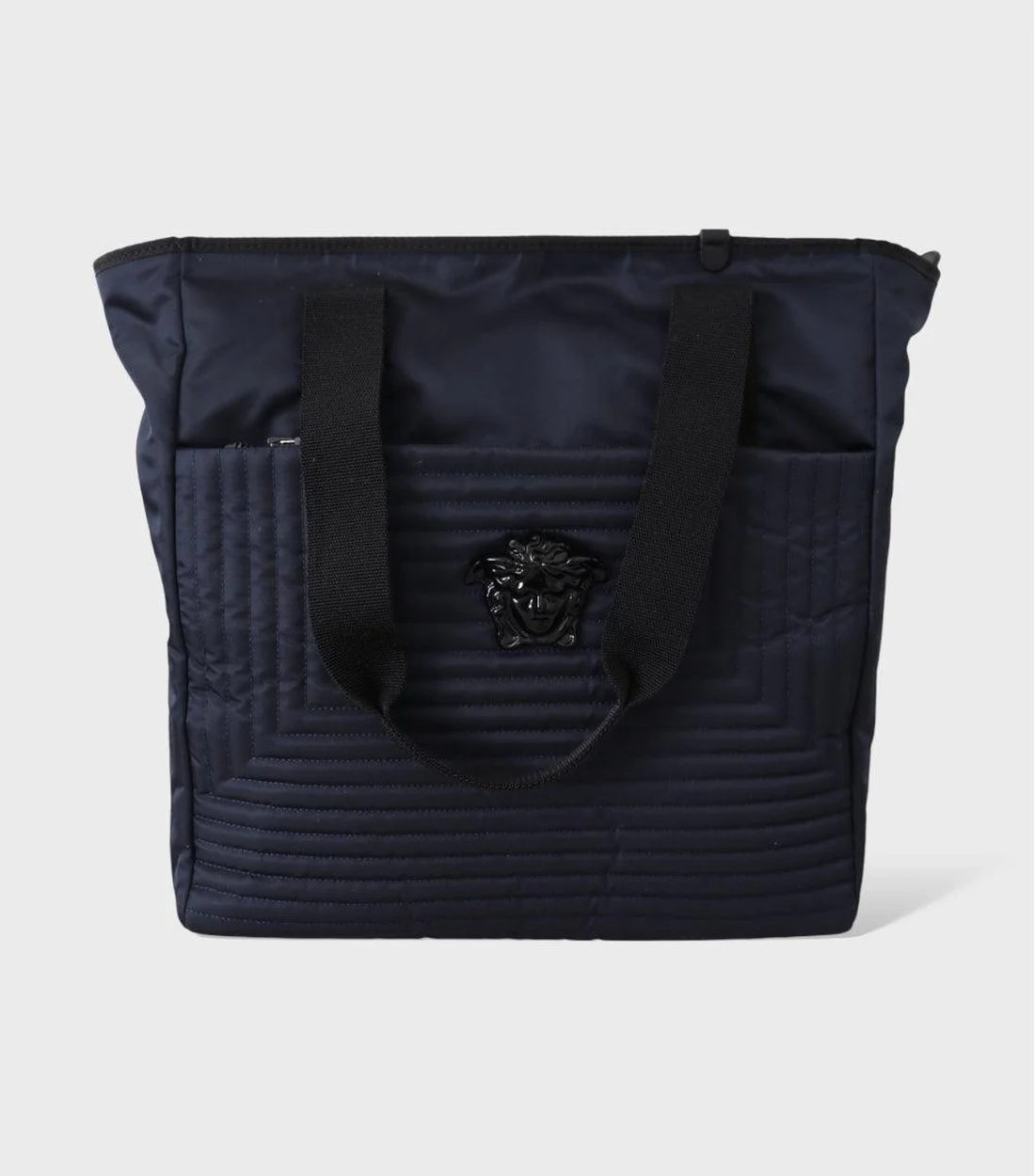 Versace Nylon tote tas zwart