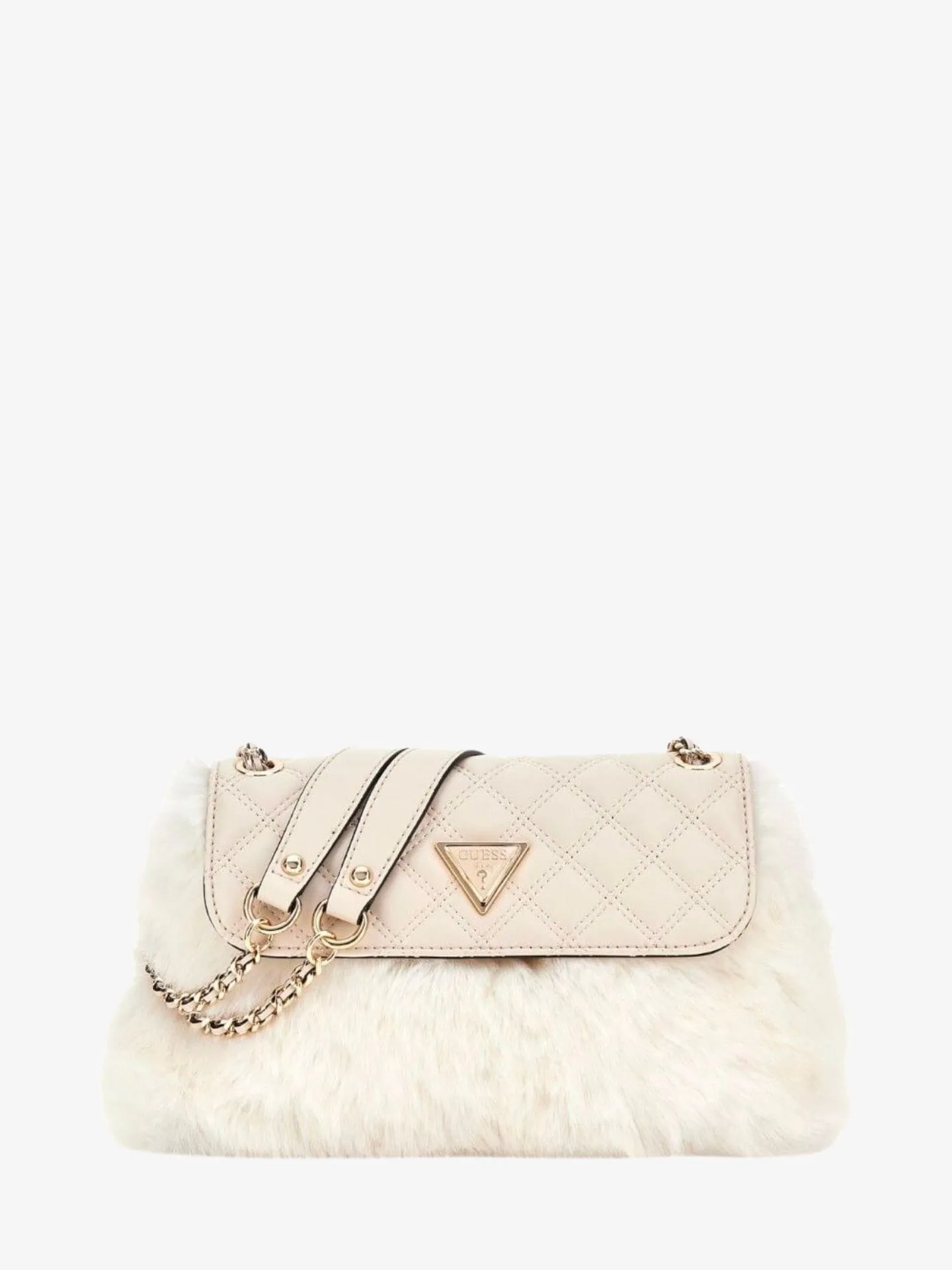 Guess Handtas met labelapplicatie, model 'LISE'