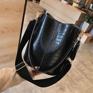 YOUHUAGUO Dames krokodillenpatroon leren tas schoudertas Messenger handtas CODE