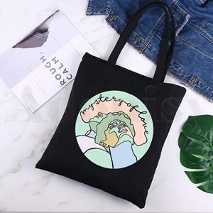 Aidegou20 Noem me bij je naam Elio Oliver Aethetic Handtas met grote capaciteit, schoudertas, herbruikbare studentenboekentas 24*26cm