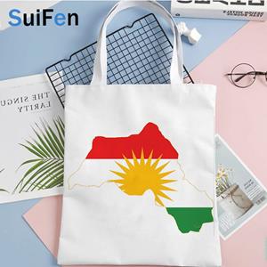 Aidegou19 Koerdistan boodschappentas shopper bolsas de tela recycle tas eco handtas tas bolsas reutilizables doek jute shoping sac toile 24*26cm