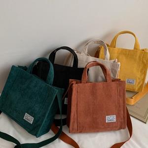 Lovely Home For Family Koreaanse handtas Creatieve effen kleur gesp Messenger Bag grote capaciteit handtas wit