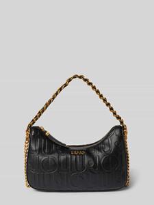 Liu Jo White Handtas met structuurmotief met label, model 'ADONIDE'