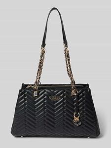 Guess Handtas met labelapplicatie, model 'ANNING'