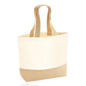 Westford Mill Jute basis canvas tote