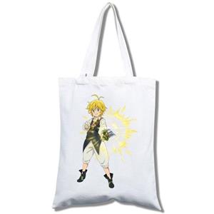 Iaidegou-2 Damestas met korte mouwen, elegant canvas, damestas Nanatsu Design Geen Taizai Meliodas 24*26cm