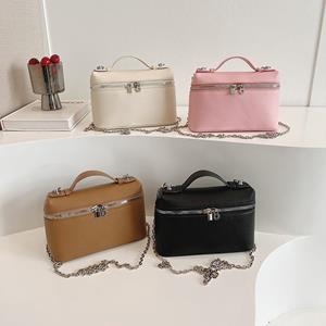 JINBAOSEN BAG Xiao Fang leren tas 2024 lente/zomer nieuwe ketting crossbody damestas mini rugzak grote capaciteit Xiao Fang tas
