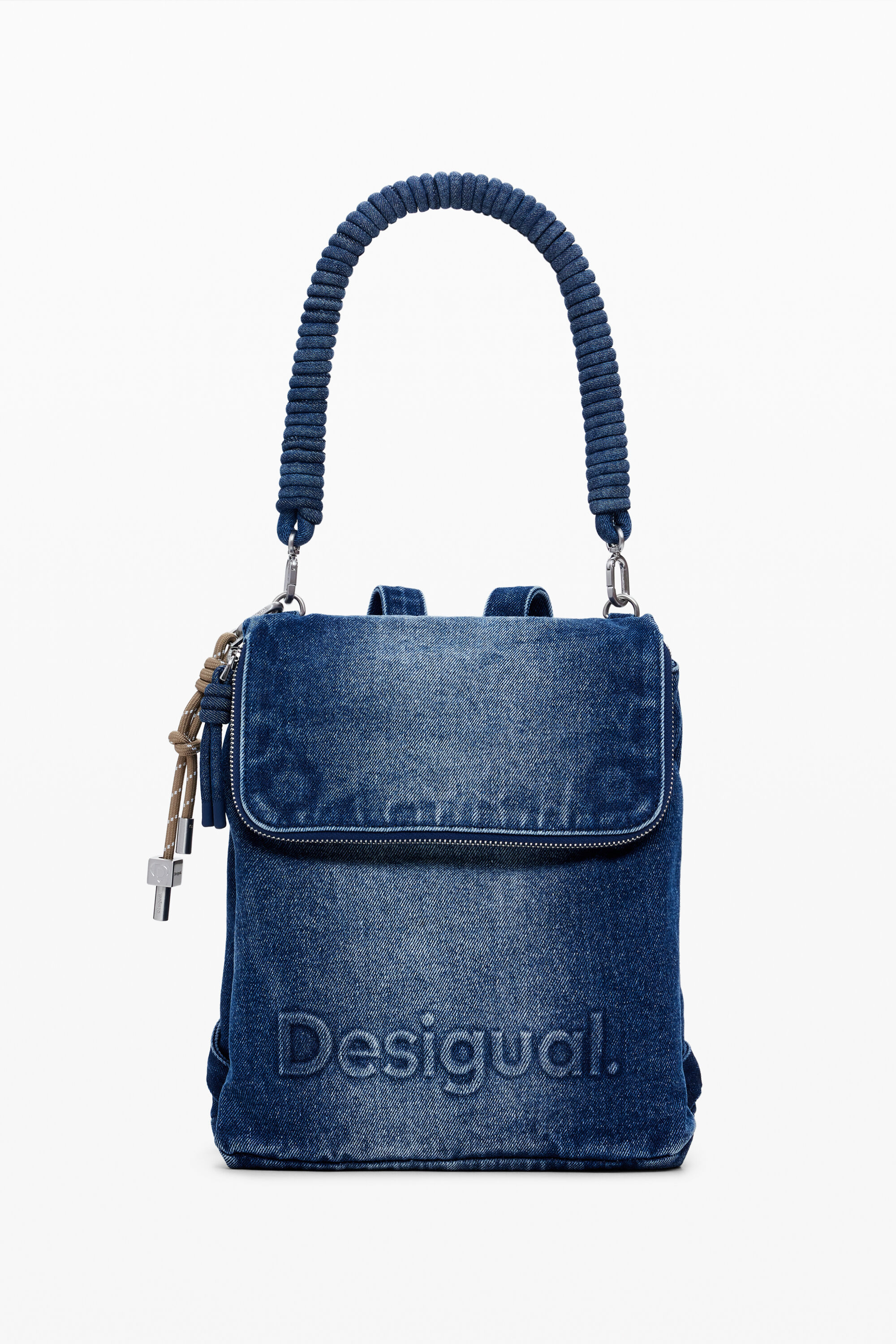 Desigual Kleine denim rugzak - BLUE