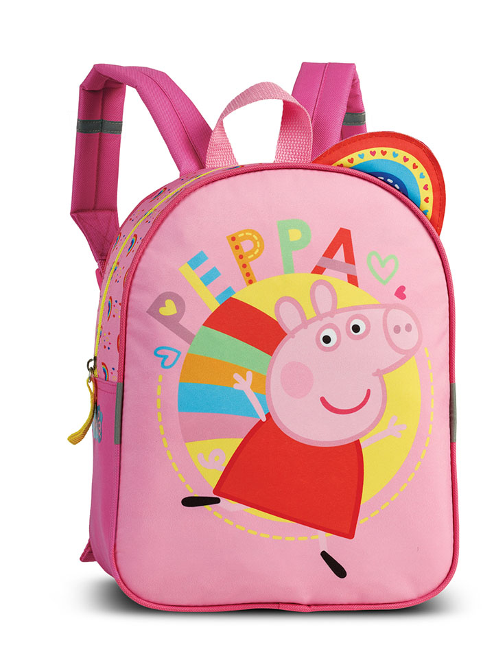 Peppa Pig Kinder Rugzak Roze Rainbow