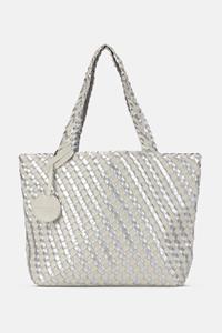 Ilse jacobsen Reversible Tote Bag BAG06C - 121710 Milk Cream Silver | Milk Cream Silver