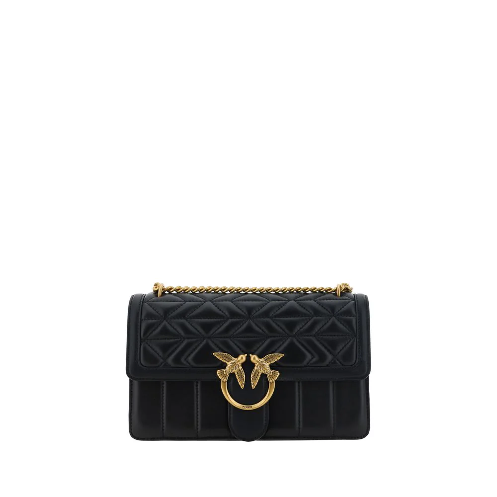 Pinko Love schoudertas van kalfsleer met iconisch design