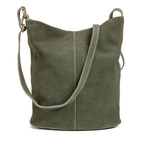 LA REDOUTE COLLECTIONS Hobo tas in leer