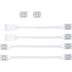 Paulmann 71057 MaxLED  Home Verbindingsstuk (flexibel) Wit, Transparant