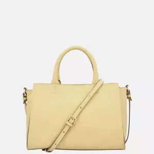 Loulou Essentiels Vera handtas M sorbet yellow