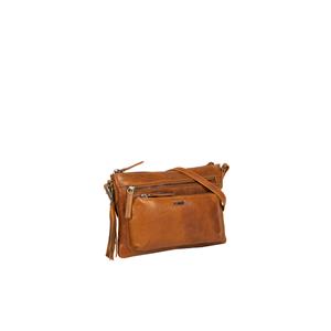 Justified Bags Nynke - Crossbodytas - Leren Schoudertas - Damestas - Leer - Cognac