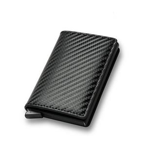 VantaGoods RFID Carbon Fiber Heren Multifunctionele Portemonnee Kaarthouder