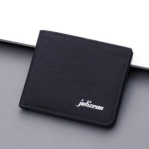 VantaGoods Jolizeon Heren Ultradunne Canvas Denim Portemonnee met Multi-Card Slots