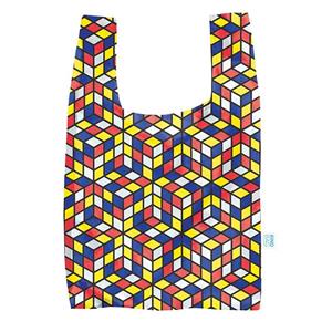 The Friendly Turtle Cubes Herbruikbare Boodschappentas Gemaakt Van 100% Gerecyclede Plastic Flessen