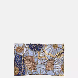 Bulaggi Flower clutch blauw