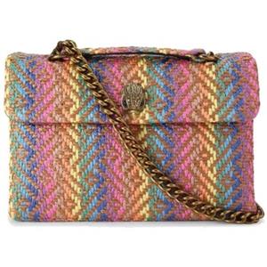Kurt Geiger Kensington schoudertas M raffia multi