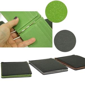 Bag Accessorries Nieuwe trendy ultradunne magische geldclip kunstleren kaarthouder bifold mini portemonnee one size groen