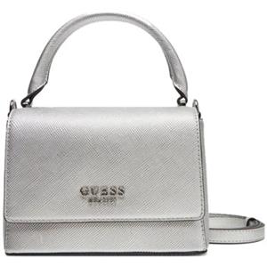 Guess Fedana top handle flap handtas silver