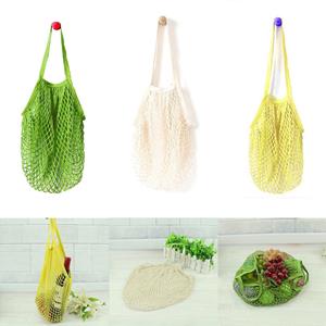 Sinking fish Mesh Net Turtle Bag String Shopping Bag Herbruikbare Fruit Opslag Handtas Nieuw goud