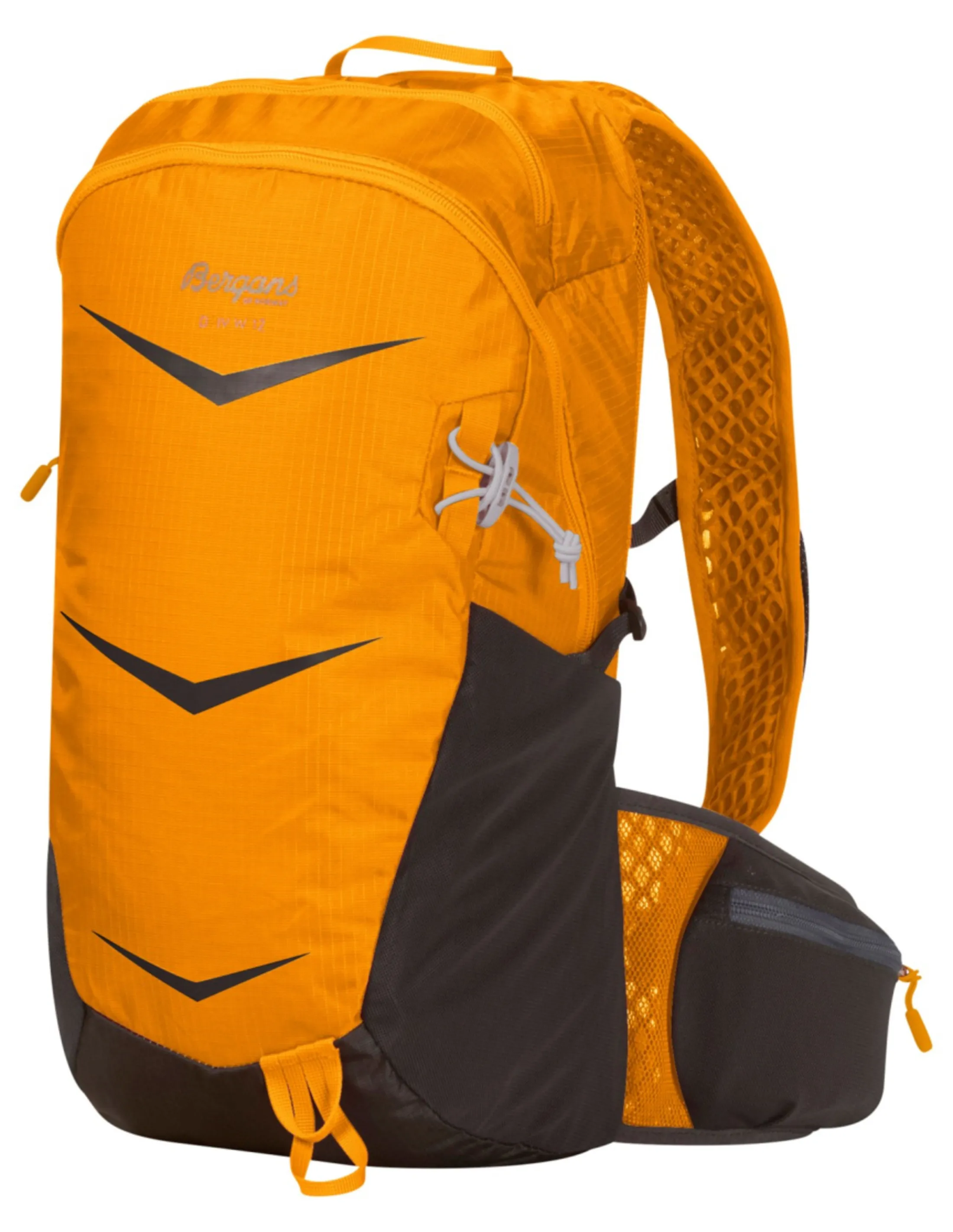 Bergans Women's Driv12 Multisport Backpack (Maat - 12L, Kleur - Mango Yellow/Solid Charcoal)