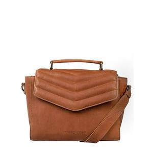 Cowboysbag Handtas  bruin - runderleer