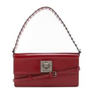 Just Cavalli Metal Studs Dames Crossbody tas/Handtas/Schoudertas Kunstleer - Rood