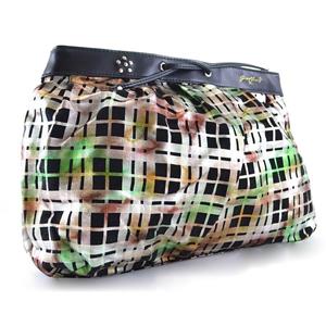 Douglas accessoires Toilettas ruit zwart