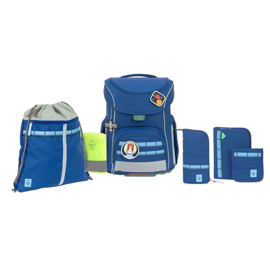 Lässig Satchel set 6 delig Slim Unique donkerblauw