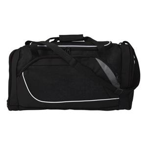 Merkloos Sporttas/reistas van 45 liter - Zwart - 57 x 27 x 29 cm - Weekendtassen - Voetbaltassen -