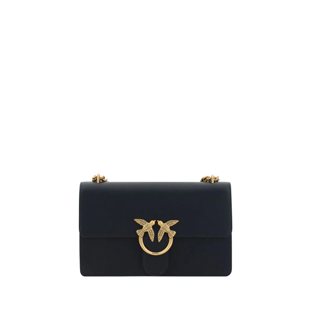 Pinko Love schoudertas van leder met iconische sluiting