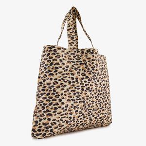 Scapino Dames shopper met panterprint beige