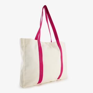 Scapino Dames shopper beige roze