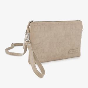 Renato Lucci dames schoudertasje croco beige