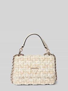 Guess Handtas met labelapplicatie, model 'GIULLY'